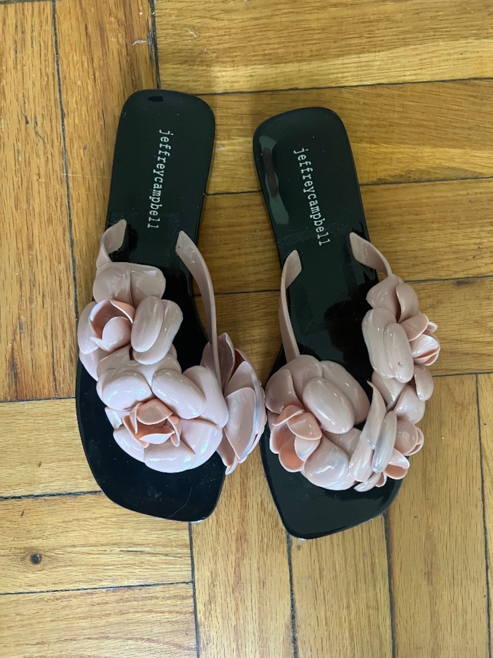 Jeffrey Campbell flower sandals